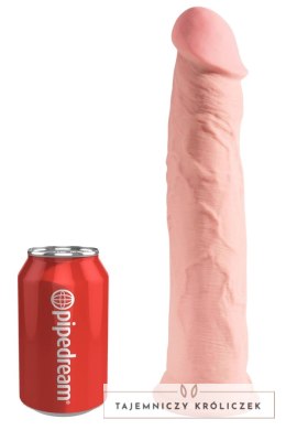 King Cock Plus - Realistyczne Naturalne Dildo Z Przyssawką 28 CM Jasny Kolor Skóry King Cock Plus