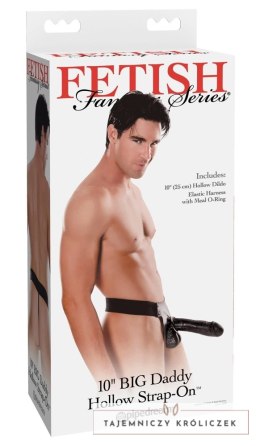 Fetish Fantasy Series - Uprząż Strap-On Z Pustym Dildo Na Penisa Czarne Fetish Fantasy Series