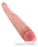 King Cock - Podwójne Realistyczne Dildo 41 CM Jasny Kolor Skóry King Cock