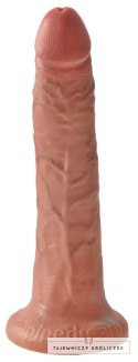 King Cock - Realistyczne Dildo Z Żyłkami I Przyssawką 18 CM Jasny Kolor Skóry King Cock