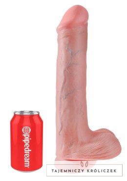 King Cock - Realistyczne Duże Dildo Z Przyssawką 33 CM Jasny Kolor Skóry King Cock