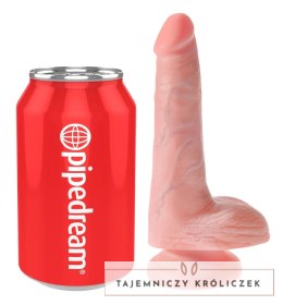 King Cock - Realistyczne Naturalne Dildo Z Przyssawką 15 CM Jasny Kolor Skóry King Cock