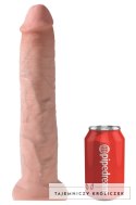 King Cock - Realistyczne Naturalne Dildo Z Przyssawką 33 CM Jasny Kolor Skóry King Cock