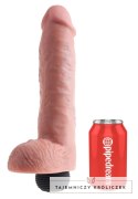 King Cock - Realistyczne Naturalne Dildo Z Wytryskiem 28 CM Jasny Kolor Skóry King Cock