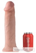 King Cock - Realistyczne Naturalne Dildo Z Żyłkami I Żołędziem 36 CM Jasny Kolor Skóry King Cock