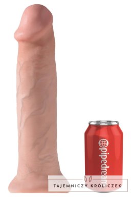 King Cock - Realistyczne Naturalne Dildo Z Żyłkami I Żołędziem 36 CM Jasny Kolor Skóry King Cock