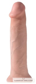 King Cock - Realistyczne Naturalne Dildo Z Żyłkami I Żołędziem 36 CM Jasny Kolor Skóry King Cock