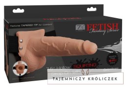 Fetish Fantasy Series - Strap-On Z Pustym Naturalnym Dildo I Wytryskiem 21.6cm Fetish Fantasy Series