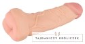 Nature Skin - 2in1 Realistyczny Penis Z Otworem Anusa 21cm Nature Skin