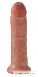 King Cock - Realistyczne Dildo Z Żyłkami I Przyssawką 20 CM Jasny Kolor Skóry King Cock