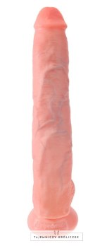 King Cock - Realistyczne Duże Dildo Z Przyssawką 36 CM Jasny Kolor Skóry King Cock