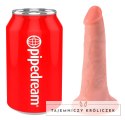 King Cock - Realistyczne Elastyczne Dildo Z Przyssawką 13 CM Jasny Kolor Skóry King Cock