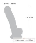 Medical Silicone - Medyczne Silikonowe Dildo 18cm Medical Silicone