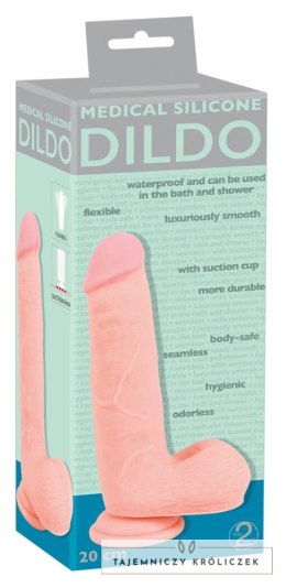 Medical Silicone - Medyczne Silikonowe Dildo 20cm Medical Silicone