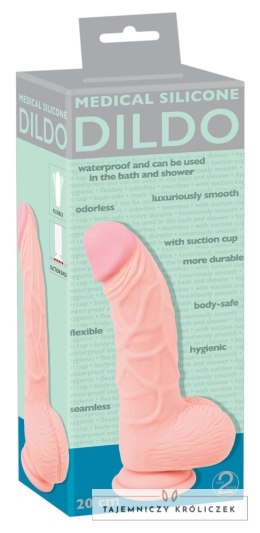 Medical Silicone - Medyczne Silikonowe Dildo 20cm Medical Silicone