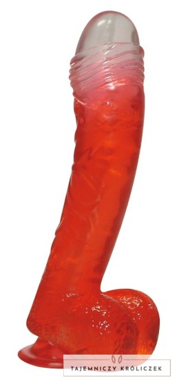 NMC - Naturalne Dildo Elastyczne W Kolorze Czerwonym 17cm NMC