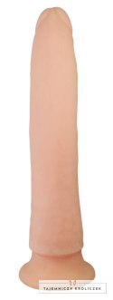 Nature Skin - Miękkie Naturalne Długie Dildo Z Przyssawką 22cm Nature Skin