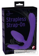 Strapless Strap-On - Dildo Do Dzikich Gier Z 3 Wtyczkami Fioletowy Strapless Strap-On