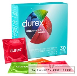 Durex - 30 Prezerwatyw Mix 4 Różne Odmiany Durex