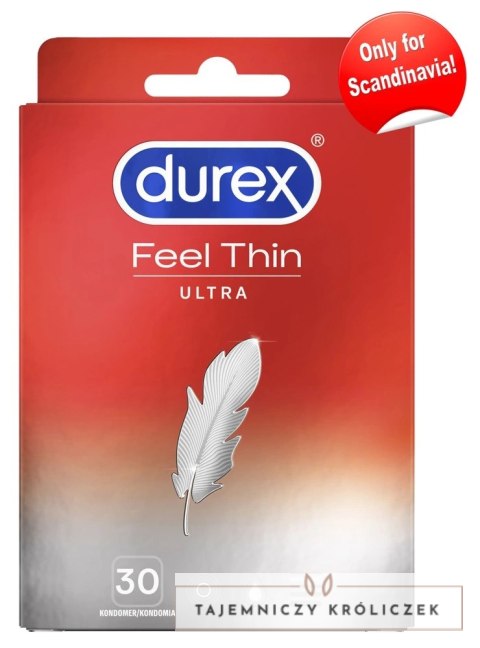 Durex Feel Thin - Prezerwatywy 20% Cieńsze 30szt Durex