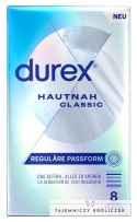 Durex - Najcieńsze Prezerwatywy Lateksowe Hautnah Classic 8 szt Durex