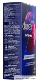 Durex - Prążkowane Prezerwatywy Miętowe Intense Orgasmic 10 szt Durex