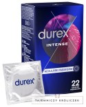 Durex - Prążkowane Prezerwatywy Miętowe Intense Orgasmic 22 szt Durex