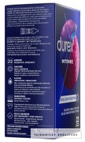 Durex - Prążkowane Prezerwatywy Miętowe Intense Orgasmic 22 szt Durex