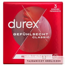 Durex - Prezerwatywy Lateksowe Zbiorniczek 3szt Durex