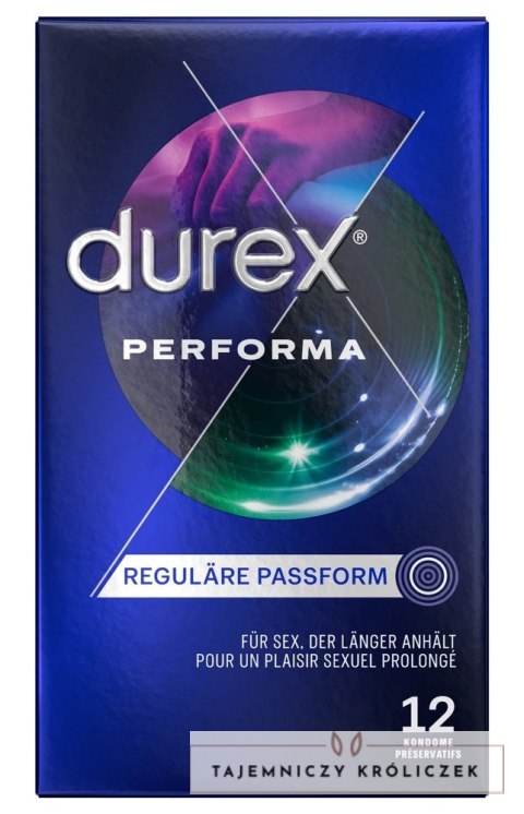 Durex - Prezerwatywy Zapewniające Dłuższy Seks Performa 12 szt Durex