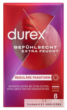 Durex - Prezerwatywy Ze Zbiorniczkiem Nawilżone Gefühl.extra lubr. 8 szt Durex