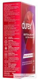 Durex - Prezerwatywy Ze Zbiorniczkiem Nawilżone Gefühl.extra lubr. 8 szt Durex