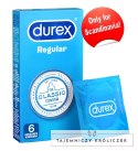 Durex Regular - Klasyczne Prezerwatywy Nawilżone 6szt Durex