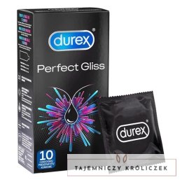 Prezerwatywy nawilżane - Durex Perfect Gliss 10 szt Durex