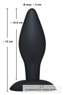 Silikonowy Korek Analny Duży(12cm) - Black Velvets Black Velvets