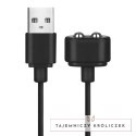 Kabel do ładowania - Satisfyer USB Charging Cable Black Satisfyer