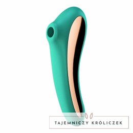 Wibrator z masażerem powietrznym - Satisfyer Dual Kiss Green Satisfyer