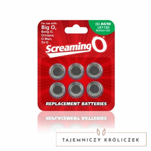 Baterie - The Screaming O Size AG-10 Batteries The Screaming O