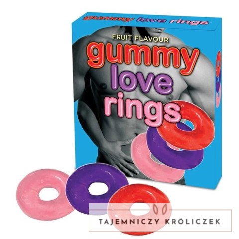 Gumowe pierścienie na penisa - Gummy Love Rings Spencer & Fleetwood