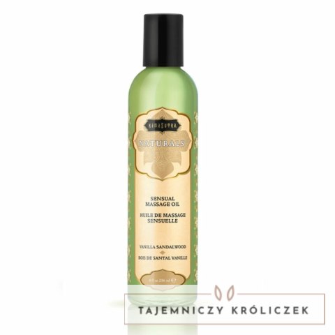 Olejek do masażu - Kama Sutra Naturals Massage Oil Vanilla Sandalwood 236 ml Kama Sutra