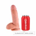 Penis dildo - King Cock 7 Inch with Balls Flesh King Cock