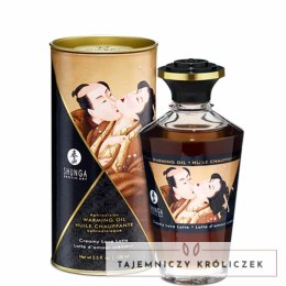 Rozgrzewający olejek do masażu - Shunga Aphrodisiac Warming Oil Creamy Latte 100 ml Shunga