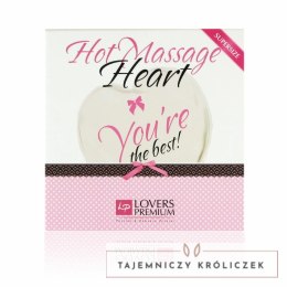 Ogrzewające serduszko - LoversPremium Hot Massage Heart XL The Best LoversPremium