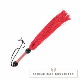 Średni, gumowy bicz - Sportsheets Medium Rubber Whip Red Sportsheets