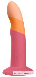 ROMP - Eleganckie Faliste Dildo Dwukolorowe Dizi ROMP