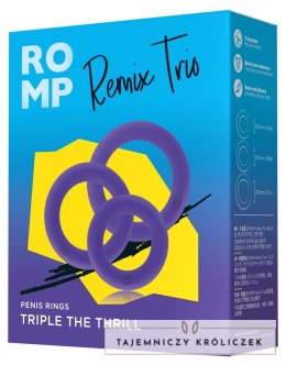 ROMP - Zestaw Pierścieni Na Penisa I Jądra Remix Trio ROMP