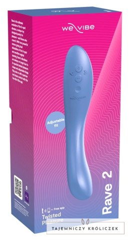 We-Vibe - Wibrator Punktu-G Z Aplikacją Rave 2 by We-Vibe Muted Blue We Vibe