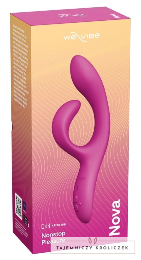 We-Vibe - Zdalnie sterowany wibrator króliczek We-Vibe Nova 2 Fuchsia We Vibe