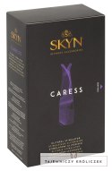 Skyn Caress - Stymulator Łechtaczki Z Podwójnym Języczkiem Fioletowy 13.3 cm SKYN