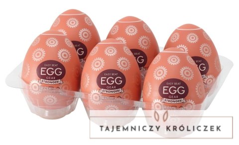 Tenga - 6 Jednorazowych Masturbatorów Egg Gear HB 6pcs TENGA